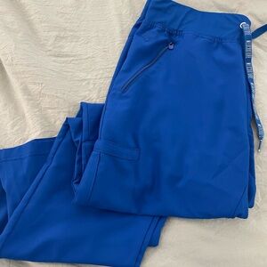Set of Med couture scrubs royal blue
